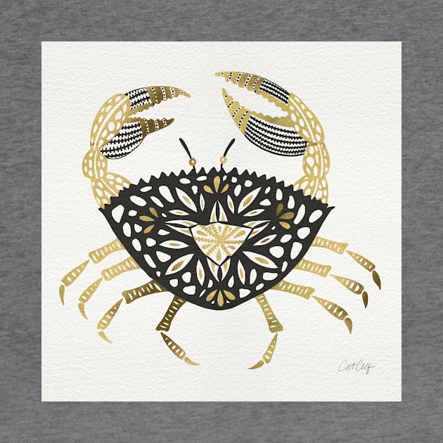 Black Gold Crab by CatCoq